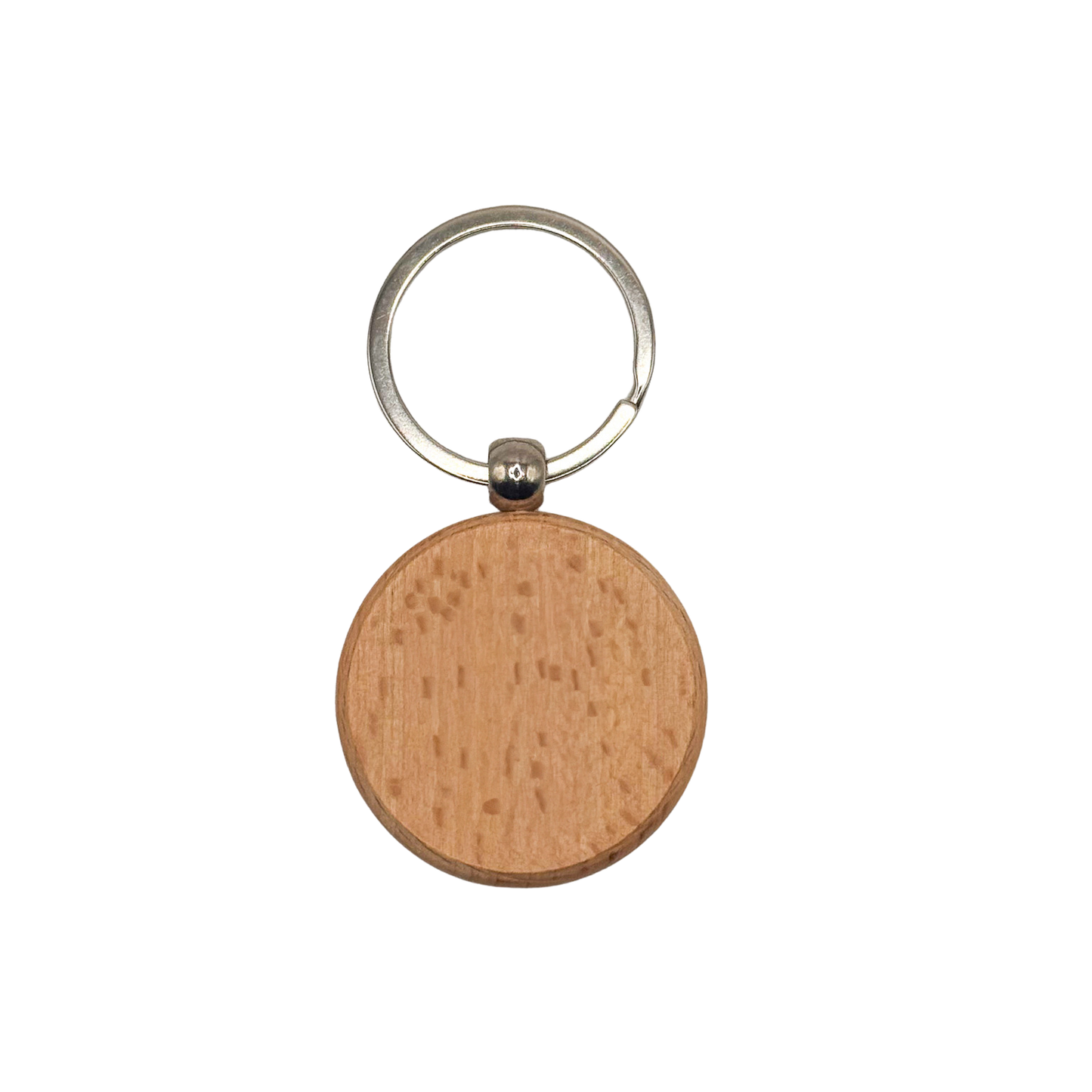 Schlüsselanhänger aus Holz Rund
