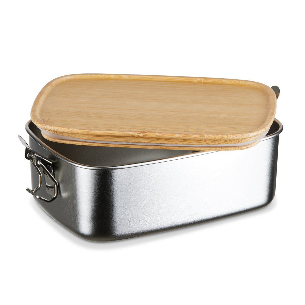 Lunchbox Edelstahl mit Bambusdeckel & Gravur – Nachhaltig, robust & stilvoll