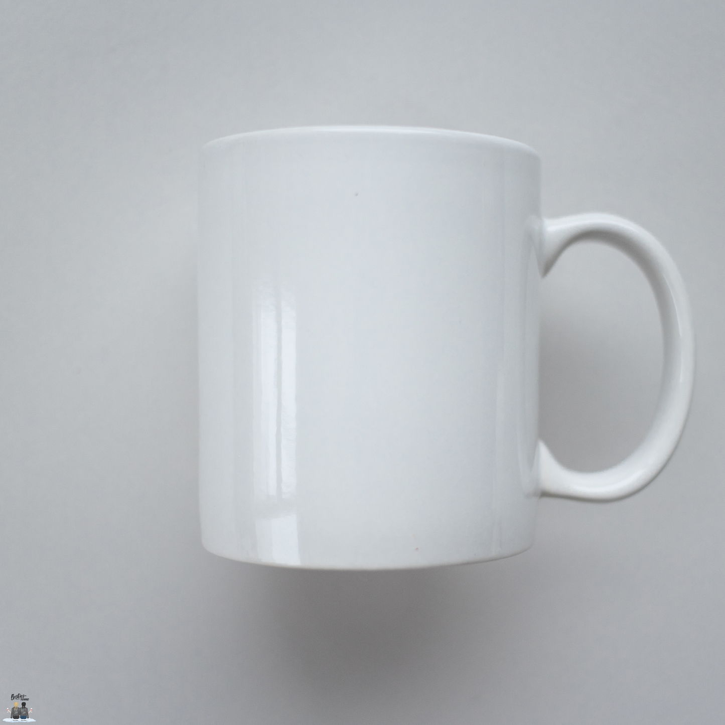 Werbetasse mit Logo – Personalisierte Tasse 330ml | Bedruckte Tasse als Werbegeschenk | Spülmaschinenfest | Ab 1 Stück