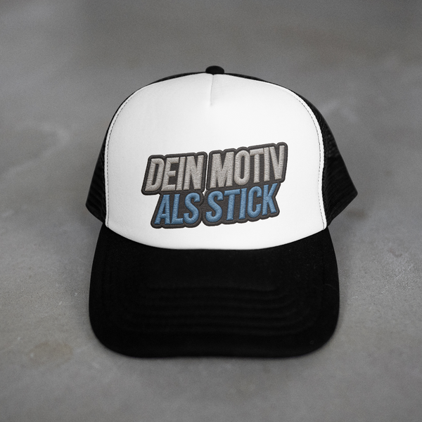 Bestickte Cap mit individuellem Logo oder Motiv. Hochwertige Baseball Cap mit präziser Stickerei in verschiedenen Farben – ideal für Firmenbekleidung, Vereine, Teams oder Merchandise.