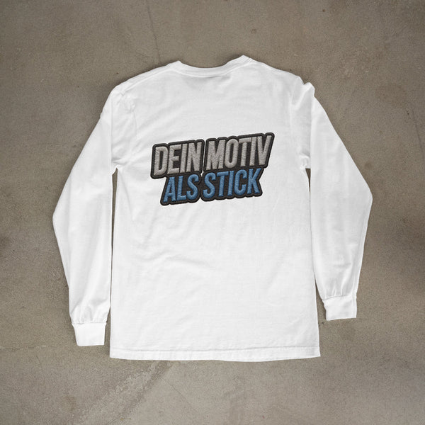 Individuell besticktes Sweatshirt mit hochwertigem Logo Stick. Perfekt für Firmenbekleidung, Vereinskleidung oder Events. Hochwertige Sweatshirts in verschiedenen Farben und Größen verfügbar.
