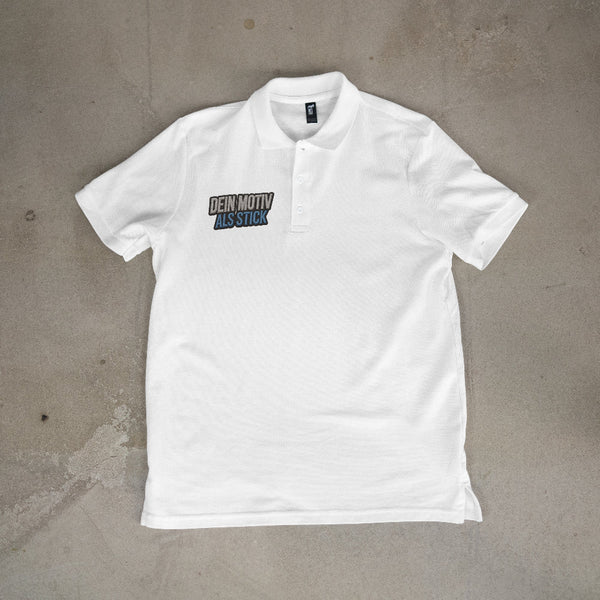 Besticktes Polo Shirt mit individuellem Firmenlogo oder Motiv. Hochwertiges Polo Shirt mit präziser Stickerei in verschiedenen Farben und Größen – ideal für Firmenkleidung, Mitarbeiterbekleidung oder Teams.