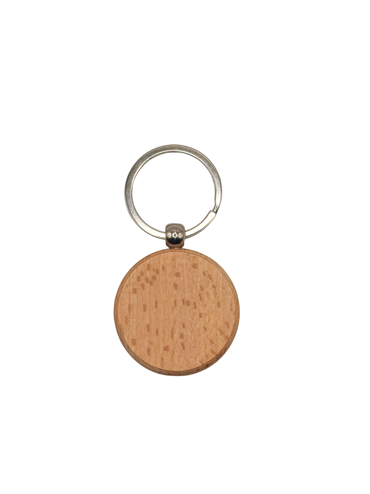 Schlüsselanhänger aus Holz Rund