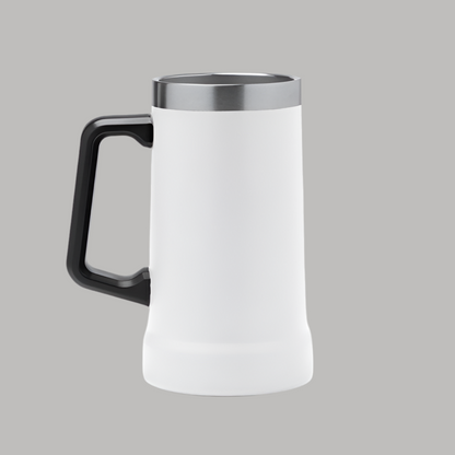 Bierkrug aus Edelstahl mit deinem LOGO/TEXT