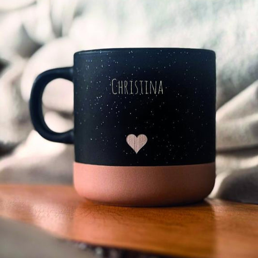 Personalisierbare Keramik Tasse – Stilvoll, Persönlich & Vielseitig