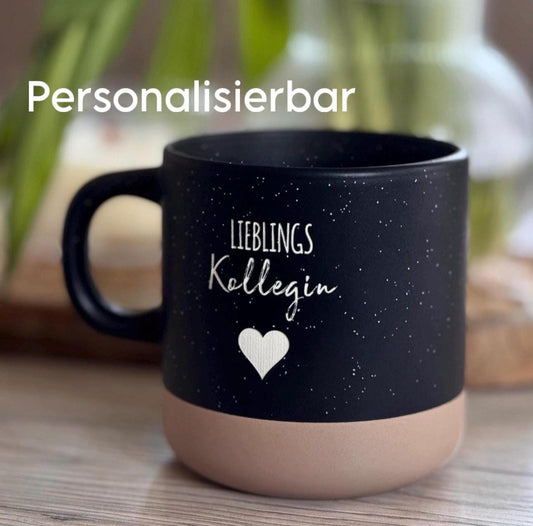 Personalisierbare Tasse "Lieblingskollegin" mit Name – Geschenk für Kollegin zum Geburtstag, Abschied, Danke sagen – Büro Kaffeetasse