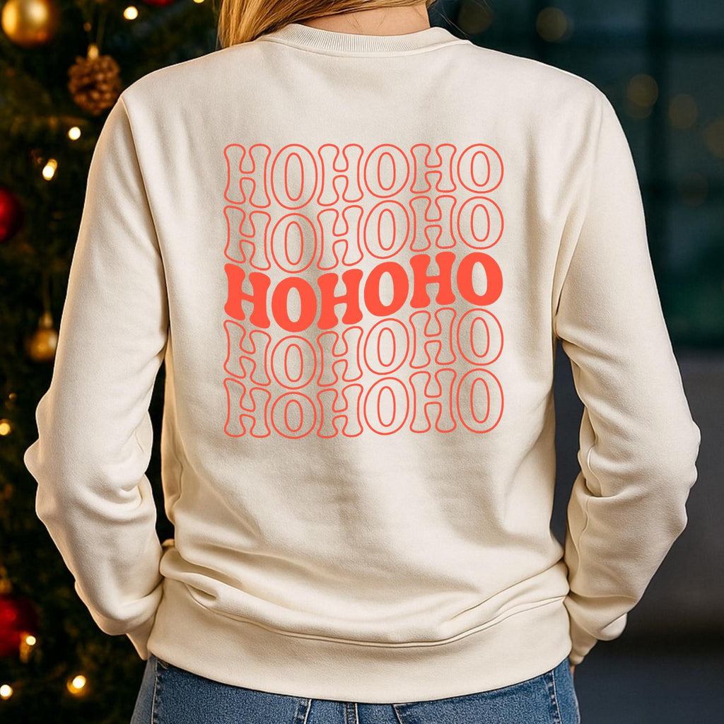 HoHoHo Dachshund Christmas Sweater | Cozy X-Mas Sweater | Frohe Weihnachten Pullover | Geschenk für Frauen & Männer |Retro Christmas Sweater