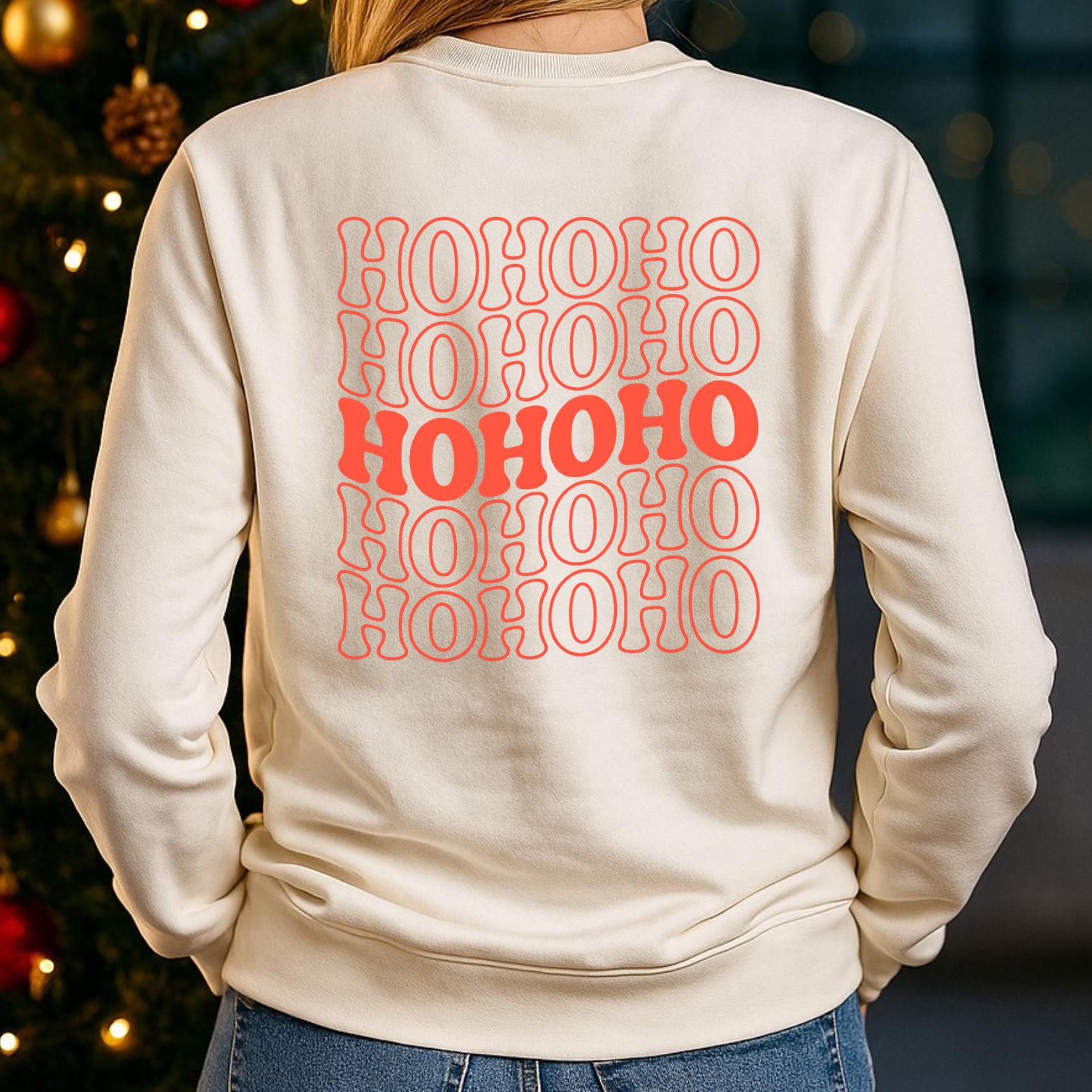 HoHoHo Dachshund Christmas Sweater | Cozy X-Mas Sweater | Frohe Weihnachten Pullover | Geschenk für Frauen & Männer |Retro Christmas Sweater