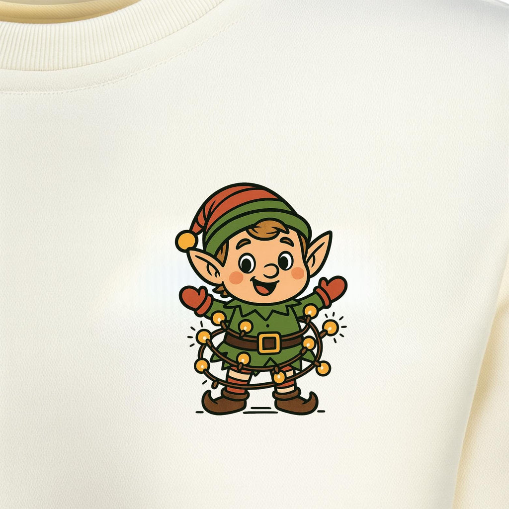 HoHoHo Elf Christmas Sweater | Cozy X-Mas Sweater | Frohe Weihnachten Pullover | Geschenk für Frauen & Männer | Retro Christmas Sweater
