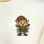 HoHoHo Elf Christmas Sweater | Cozy X-Mas Sweater | Frohe Weihnachten Pullover | Geschenk für Frauen & Männer | Retro Christmas Sweater