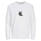 I Require Snacks Sweater | Lustiger Waschbär Pullover | Unisex Bio-Sweatshirt | Tiermotiv Geschenk | Winter Outfit | Snack Lover |