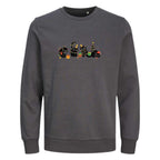 HoHoHo Cats Christmas Sweater | Cozy X-Mas Sweater | Frohe Weihnachten Pullover | Geschenk für Frauen & Männer | Retro Christmas Sweater