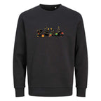 HoHoHo Cats Christmas Sweater | Cozy X-Mas Sweater | Frohe Weihnachten Pullover | Geschenk für Frauen & Männer | Retro Christmas Sweater