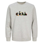 HoHoHo Cats Christmas Sweater | Cozy X-Mas Sweater | Frohe Weihnachten Pullover | Geschenk für Frauen & Männer | Retro Christmas Sweater