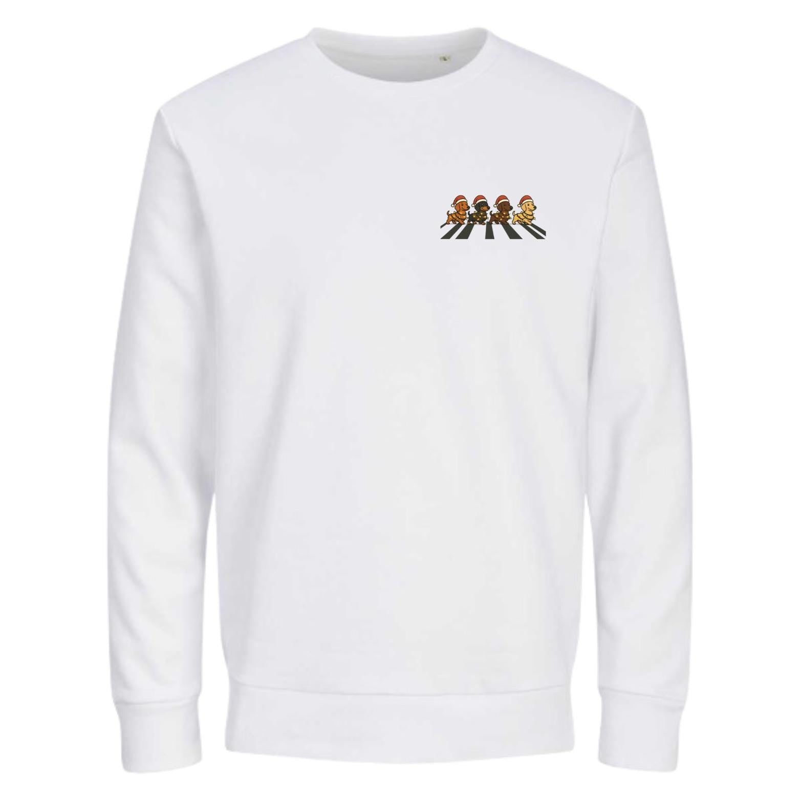 HoHoHo Dachshund Christmas Sweater | Cozy X-Mas Sweater | Frohe Weihnachten Pullover | Geschenk für Frauen & Männer |Retro Christmas Sweater