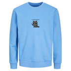 I Require Snacks Sweater | Lustiger Waschbär Pullover | Unisex Bio-Sweatshirt | Tiermotiv Geschenk | Winter Outfit | Snack Lover |
