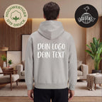 Personalisierter Hoodie mit eigenem Logo & Text | Unisex | Firmenkleidung | Teamwear | Hochwertiger DTF Druck