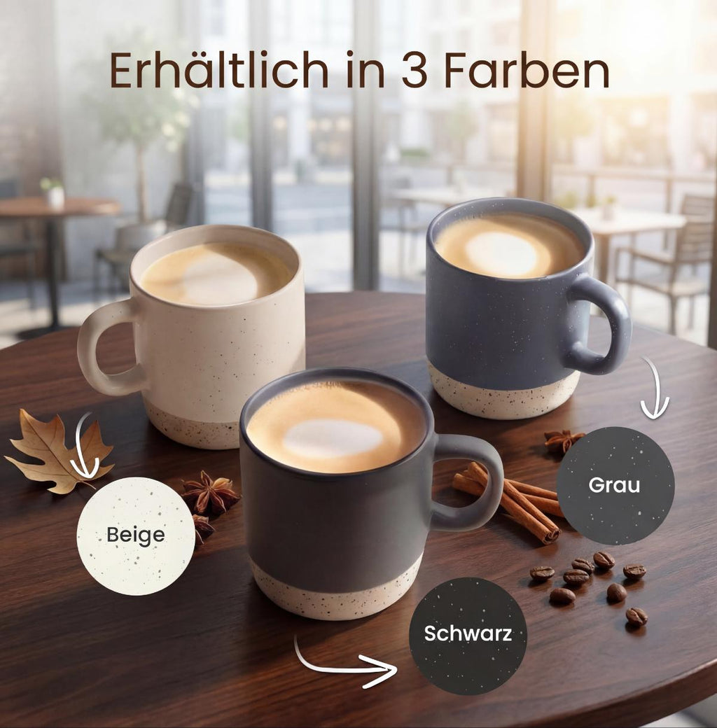 Personalisierte Tasse mit Wunschtext  Geschenk mit Text nach Wahl  Gravierte Keramiktasse  individuell & spülmaschinenfest  360 ml