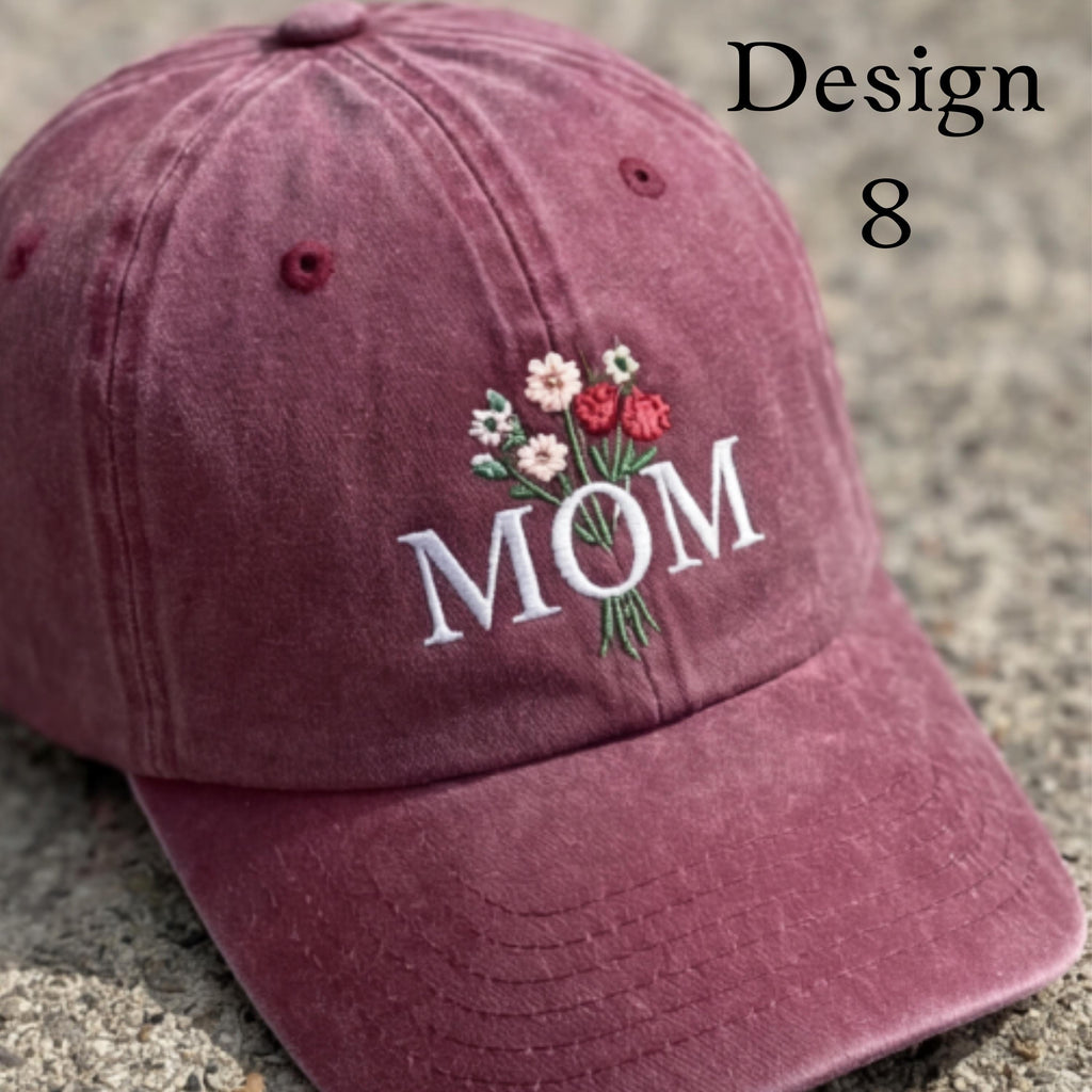 Vintage Cap Muttertag Bestickt, Personalisiere Mama Cap, Retro Dad Cap, Unisex Embroidered Hat, Geschenk für Frauen und Damen