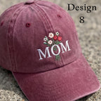 Mothers Day Vintage Cap Embroidered Mom Hat Best Mama Gift Retro Dad Cap Adjustable Baseball Hat Cute Present for Her