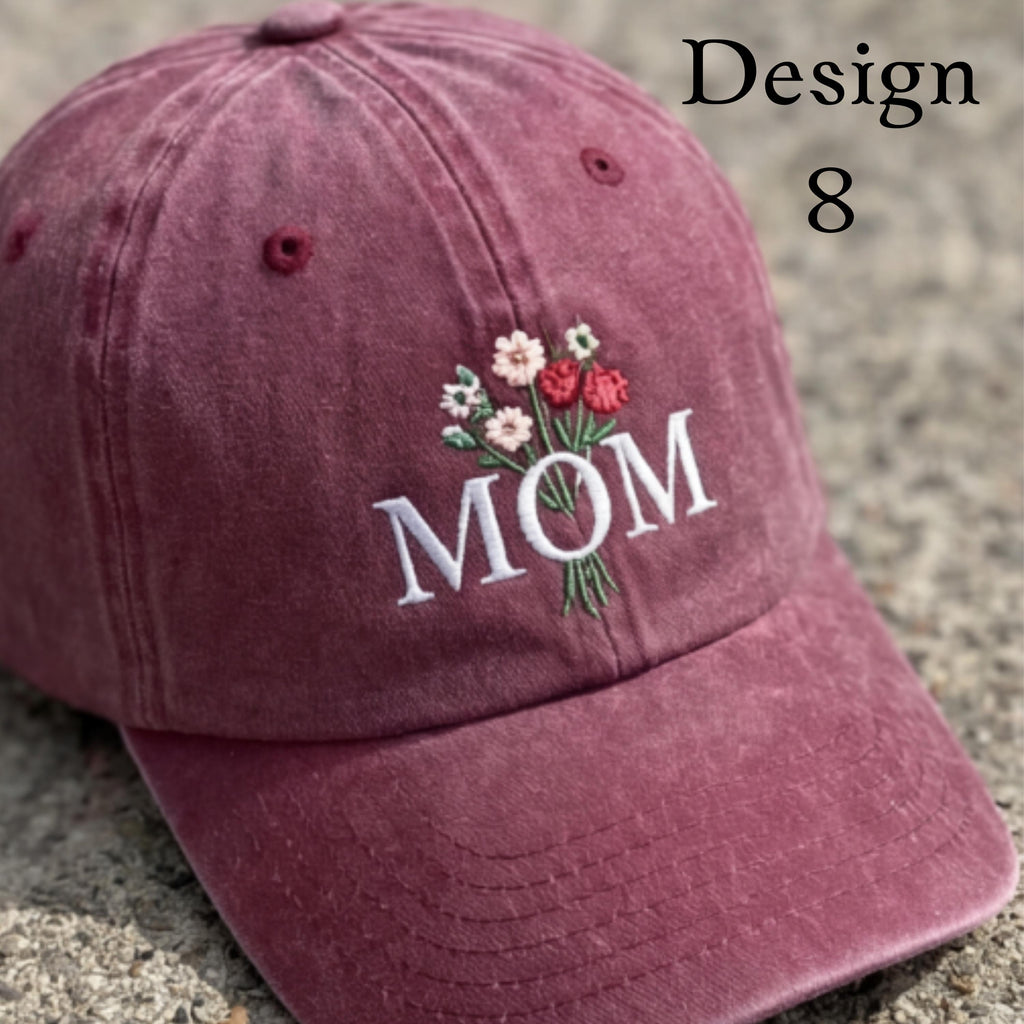 Vintage Cap Muttertag Damen Herren Bestickte Mom Hat Retro Dad Verstellbare Baseball Cap Geschenk für Sie Liebevoller Style Unisex Geschenk