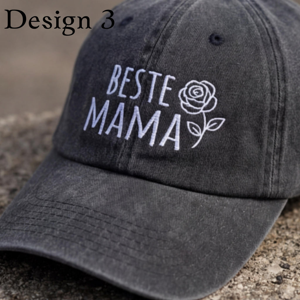 Vintage Cap Muttertag Bestickte Mama Cap Geschenk Retro Dad Cap Verstellbar Unisex Baseball Hut