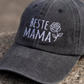 Mothers Day Vintage Cap Embroidered Mom Hat Best Mama Gift Retro Dad Cap Adjustable Baseball Hat Cute Present for Her