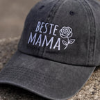 Mothers Day Vintage Cap Embroidered Mom Hat Best Mama Gift Retro Dad Cap Adjustable Baseball Hat Cute Present for Her