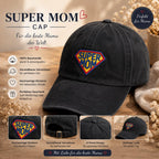 Vintage Cap Muttertag Damen Herren Bestickte Mom Hat Retro Dad Verstellbare Baseball Cap Geschenk für Sie Liebevoller Style Unisex Geschenk