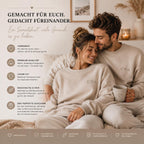 Personalisiertes Sweatshirt mit Initialen & Herz  Bestickter Unisex Oversized Sweater  Geschenk für Paare  Jahrestag   Couple Sweater