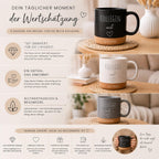 Personalisierbarer Keramikbecher Kollegin mit Herz“ | Geschenkidee für Mama, Freundin & Lieblingskollegin | Muttertag personalisierte Tasse