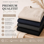 Personalisiertes Sweatshirt mit Initialen & Herz  Bestickter Unisex Oversized Sweater  Geschenk für Paare  Jahrestag   Couple Sweater